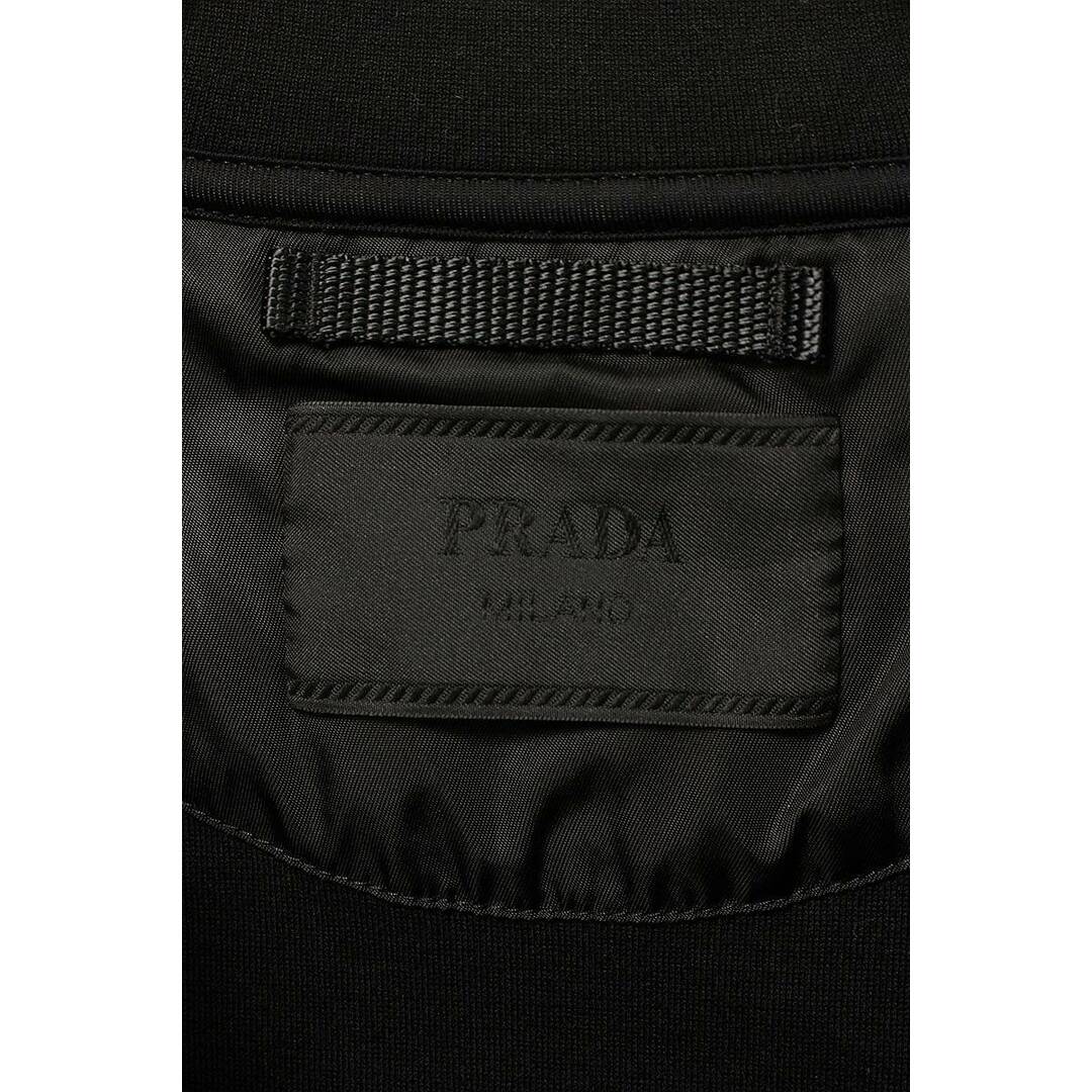 PRADA(プラダ)のプラダ  UJL096 RE-NYLON三角ロゴプレートナイロン切替スウェット メンズ XL メンズのトップス(スウェット)の商品写真