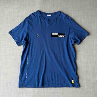 MONCLER - MONCLER × FRAGMENT Tシャツ 藤原ヒロシ ブルー L