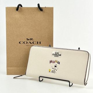 コーチ(COACH)の新品 未使用 コーチ スヌーピー COACH 長財布 可愛い プレゼント (財布)