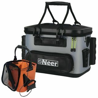 Neer バッカン 32L グレー 水汲みバケツ付き タックルボックス 1763