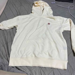 服 レディース パーカー クリーム色 M (パーカー)