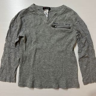 ゲス(GUESS)のGUESS ゲス　キッズ　子供服　ロンT トップス　長袖　グレー　100サイズ(Tシャツ/カットソー)