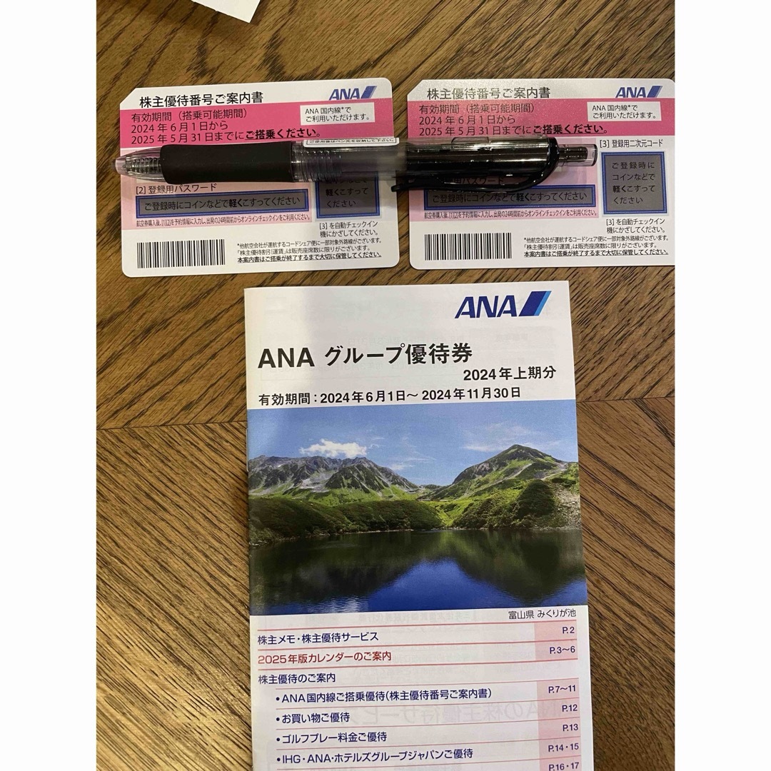 ANA(全日本空輸)(エーエヌエー(ゼンニッポンクウユ))のANA株主優待 チケットの乗車券/交通券(航空券)の商品写真