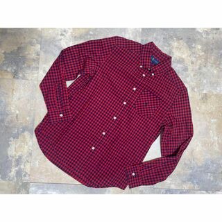 ラルフローレン(Ralph Lauren)のラルフローレン 赤チェックシャツLサイズ(シャツ)