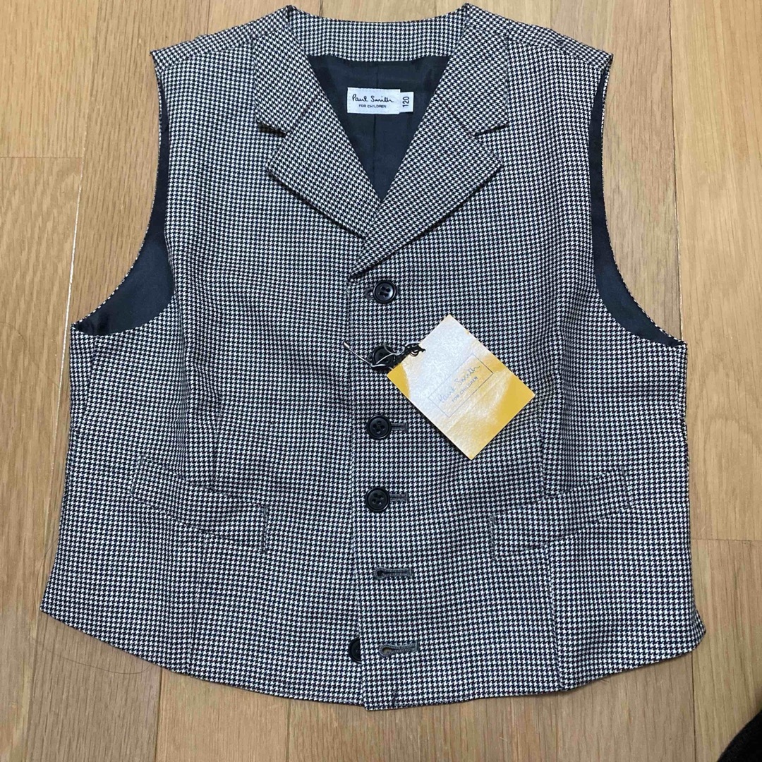 ポールスミス　ベスト　子供　千鳥柄 キッズ/ベビー/マタニティのキッズ服男の子用(90cm~)(ジャケット/上着)の商品写真