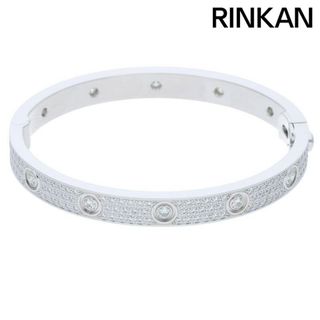 カルティエ(Cartier)のカルティエ  LOVE BRACELET PAVE DIAMONDS ラブブレス K18WG PAVEダイヤ ラブブレスレット メンズ 17(ブレスレット)