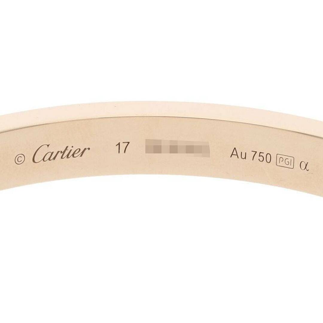 Cartier(カルティエ)のカルティエ  LOVE BRACELET DIAMONDS ラブブレス K18PGダイヤラブブレスレット メンズ 17 メンズのアクセサリー(ブレスレット)の商品写真