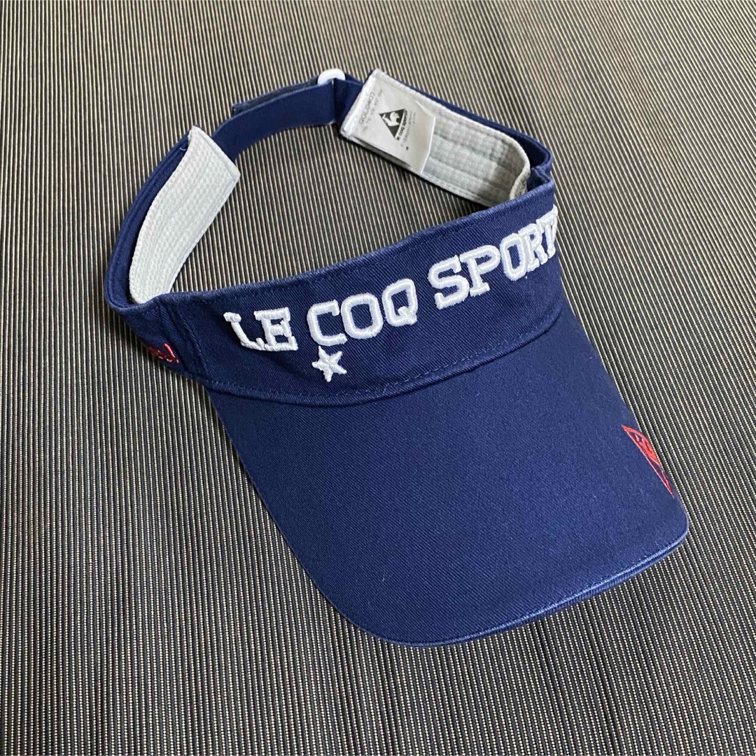 le coq sportif(ルコックスポルティフ)のルコック　サンバイザー　ゴルフ レディースの帽子(その他)の商品写真