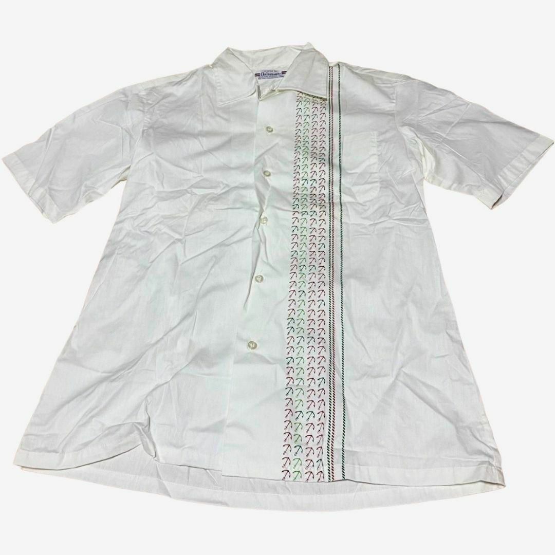 【大人気◎】Galantoms ヴィンテージシャツ L ホワイト 80s 90s メンズのトップス(シャツ)の商品写真