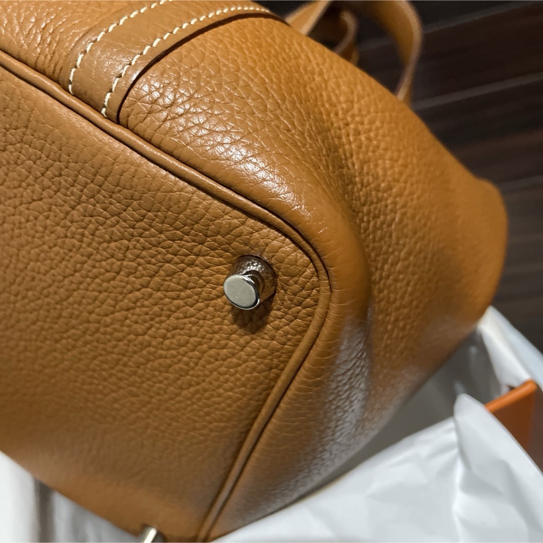 Hermes(エルメス)の国内直営店購入　エルメス　ピコタンロック　pm    ゴールド　シルバー金具 レディースのバッグ(ハンドバッグ)の商品写真