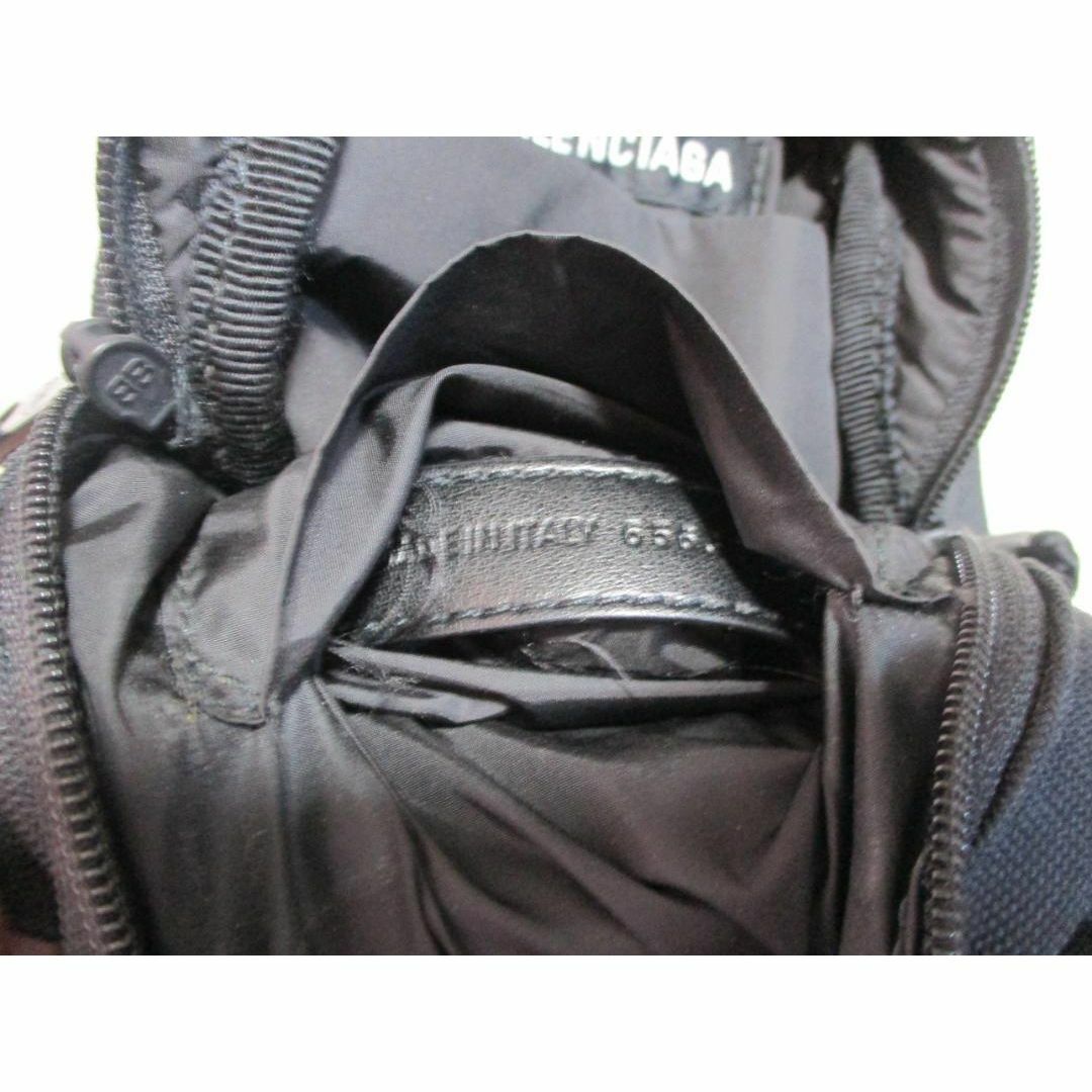 Balenciaga(バレンシアガ)の【バレンシアガ】オーバーサイズド　ミニ バックパック　キャンバス　ブラック レディースのバッグ(ショルダーバッグ)の商品写真