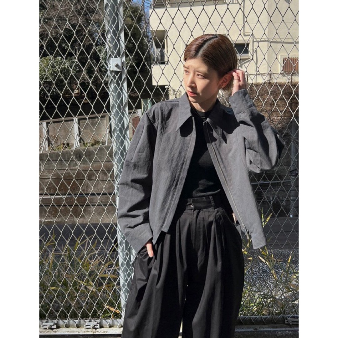 TODAYFUL(トゥデイフル)のTODAYFUL Washer Zip Blouson 36 チャコールグレー レディースのジャケット/アウター(ブルゾン)の商品写真