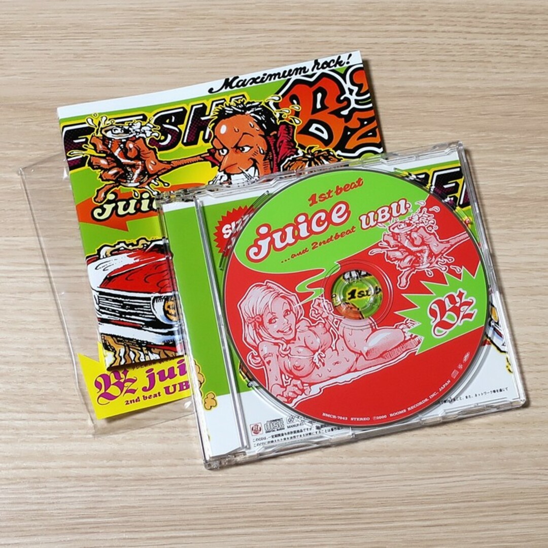 B'z(ビーズ)のB'z juice 通常版 シングルCD レア盤 グッズ エンタメ/ホビーのタレントグッズ(ミュージシャン)の商品写真