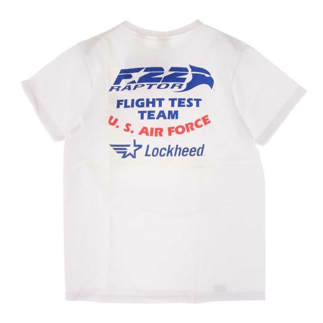 Buzz Rickson's(バズリクソンズ)のBuzz Rickson's バズリクソンズ BR76558 USAF f22 raptor flight test team Tシャツ ホワイト系 M【中古】 メンズのトップス(シャツ)の商品写真