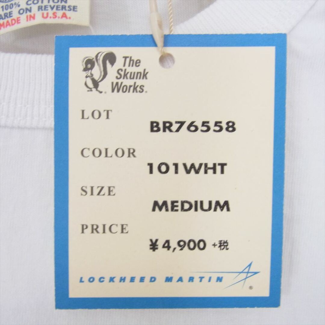 Buzz Rickson's(バズリクソンズ)のBuzz Rickson's バズリクソンズ BR76558 USAF f22 raptor flight test team Tシャツ ホワイト系 M【中古】 メンズのトップス(シャツ)の商品写真