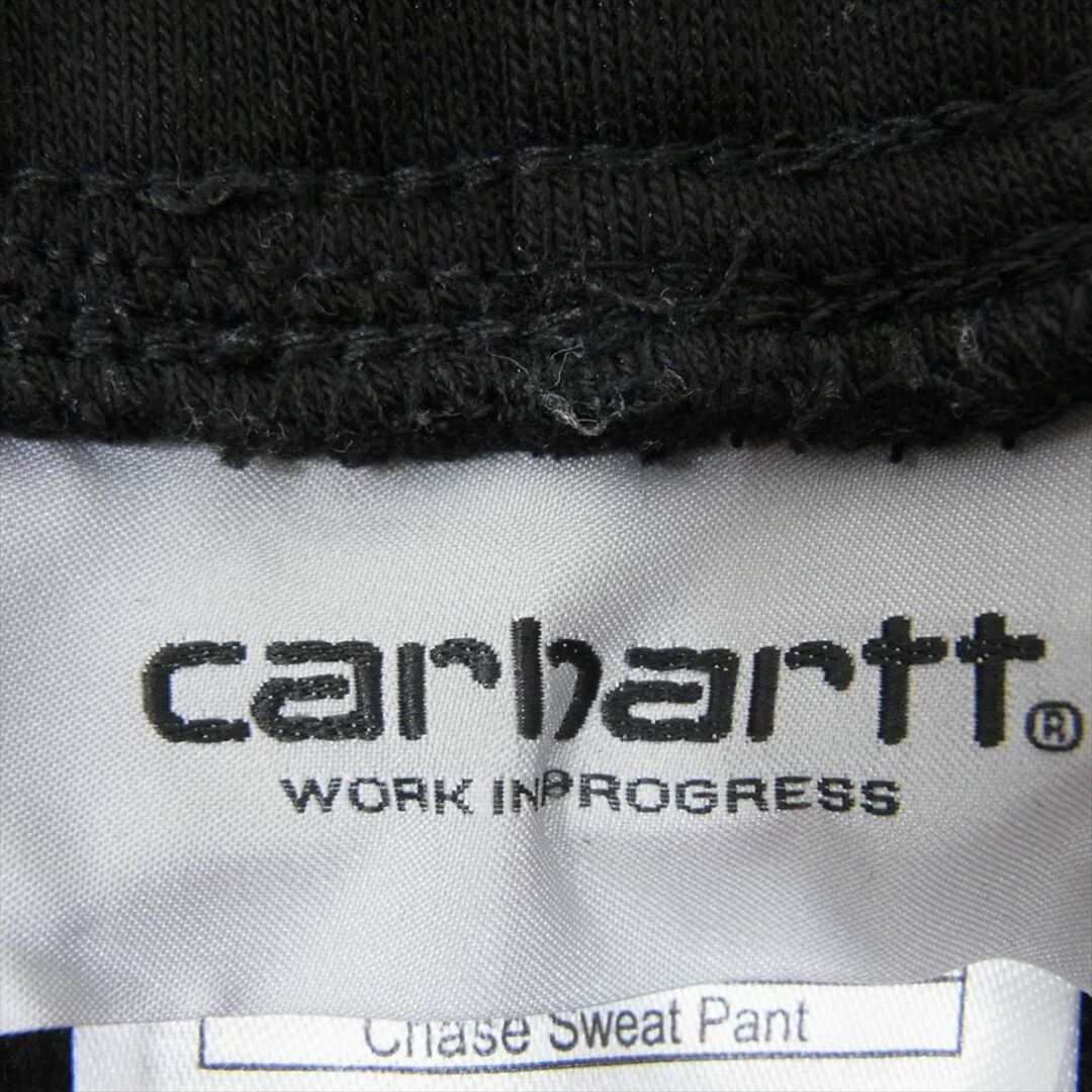 carhartt(カーハート)のCarhartt カーハート パンツ I028284 Chase Sweat PANT ロゴ刺繍 スウェット パンツ ブラック系 L【中古】 メンズのパンツ(その他)の商品写真