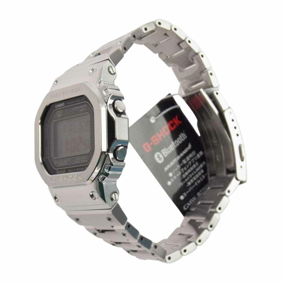 CASIO G-SHOCK カシオ ジーショック 時計 GMW-B5000D-1JF フルメタル ソーラー電波時計 Bluetooth 腕時計 ウォッチ シルバー系【新古品】【未使用】【中古】 メンズの時計(腕時計(アナログ))の商品写真