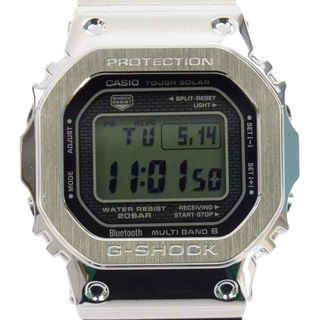 CASIO G-SHOCK カシオ ジーショック 時計 GMW-B5000D-1JF フルメタル ソーラー電波時計 Bluetooth 腕時計 ウォッチ シルバー系【新古品】【未使用】【中古】(腕時計(アナログ))