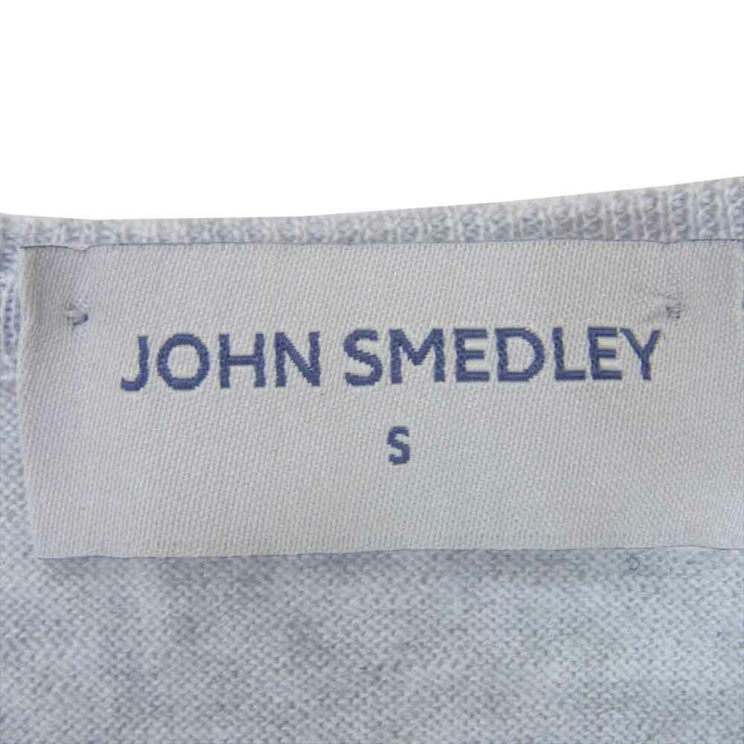 JOHN SMEDLEY(ジョンスメドレー)のJOHN SMEDLEY ジョンスメドレー Vネック ニット セーター グレー系 S【中古】 メンズのトップス(ニット/セーター)の商品写真