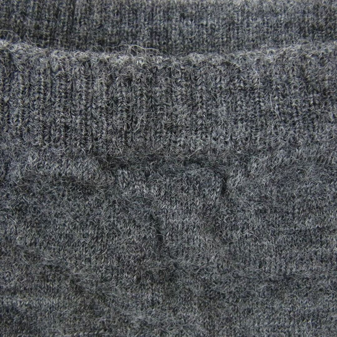 フィールズダルボー Fileuse d'Arvor ワッペン付き ウール ニット セーター グレー系 S【中古】 メンズのトップス(ニット/セーター)の商品写真