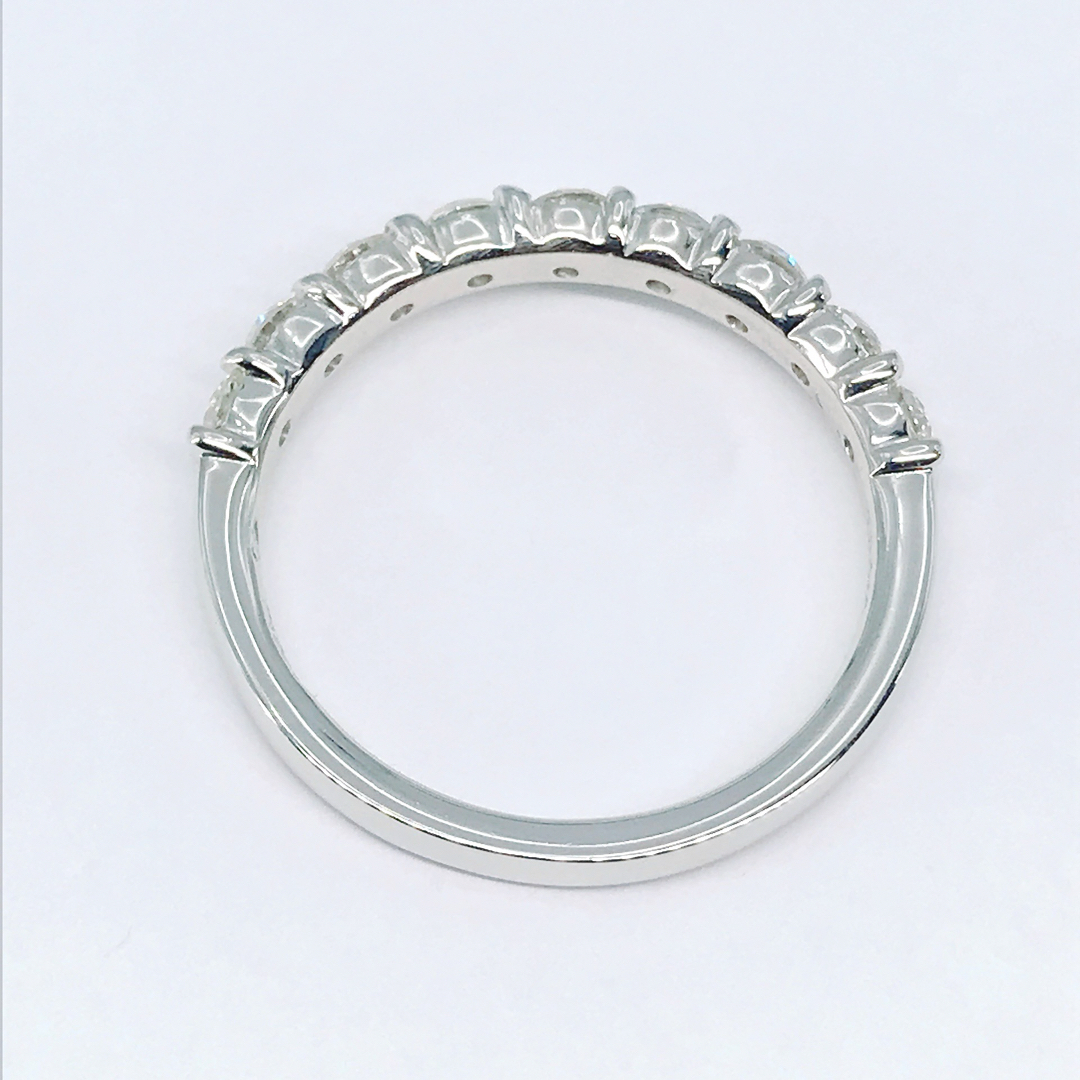 4℃(ヨンドシー)の0.585ct ハーフエタニティ ダイヤモンドリング 4℃ PT950  レディースのアクセサリー(リング(指輪))の商品写真