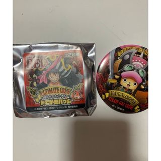 ONE PIECE - ワンピース　チョッパー　ドでか缶バッジ　RED