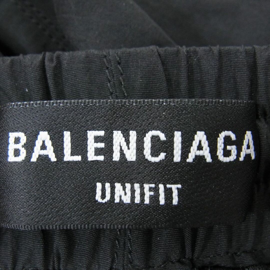 Balenciaga(バレンシアガ)のBALENCIAGA バレンシアガ 22SS 681254 サイドライン ロゴ刺繍 裾ジップ イージー トラック パンツ ブラック系 S【中古】 メンズのパンツ(その他)の商品写真