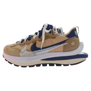 ナイキ(NIKE)のNIKE ナイキ スニーカー DD1875-200 Sacai Vapor Waffle Sesame And Blue Void サカイ ヴェイパー ワッフル セサミ アンド ブルーボイド ローカット スニーカー ベージュ系 ネイビー系 27cm【新古品】【未使用】【中古】(スニーカー)