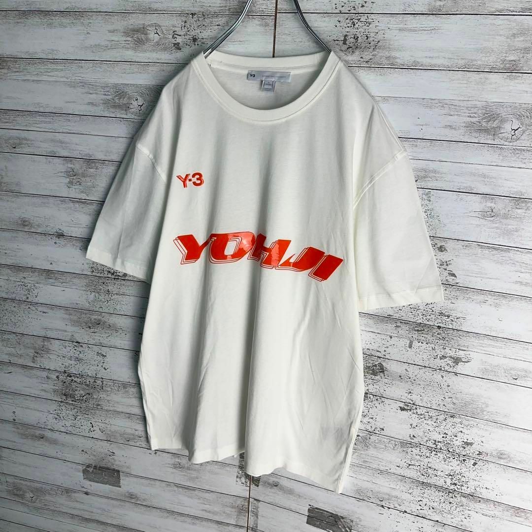 Y-3(ワイスリー)の9473【人気デザイン】Y-3☆ビッグロゴ定番カラー ビッグサイズtシャツ メンズのトップス(Tシャツ/カットソー(半袖/袖なし))の商品写真
