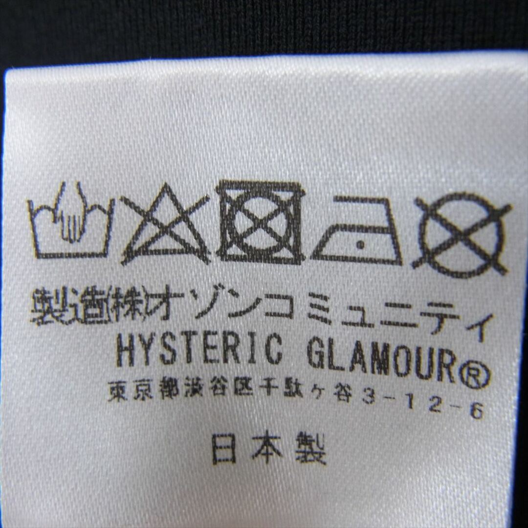 HYSTERIC GLAMOUR(ヒステリックグラマー)のHYSTERIC GLAMOUR ヒステリックグラマー 06193CL02 THEE HYSTERIC XXX THE ROLLING STONES VOO DOO LOUNGE TOUR ジィ ヒステリック トリプル ローリング ストーンズ 長袖 カットソー ブラック系 S【中古】 メンズのトップス(シャツ)の商品写真
