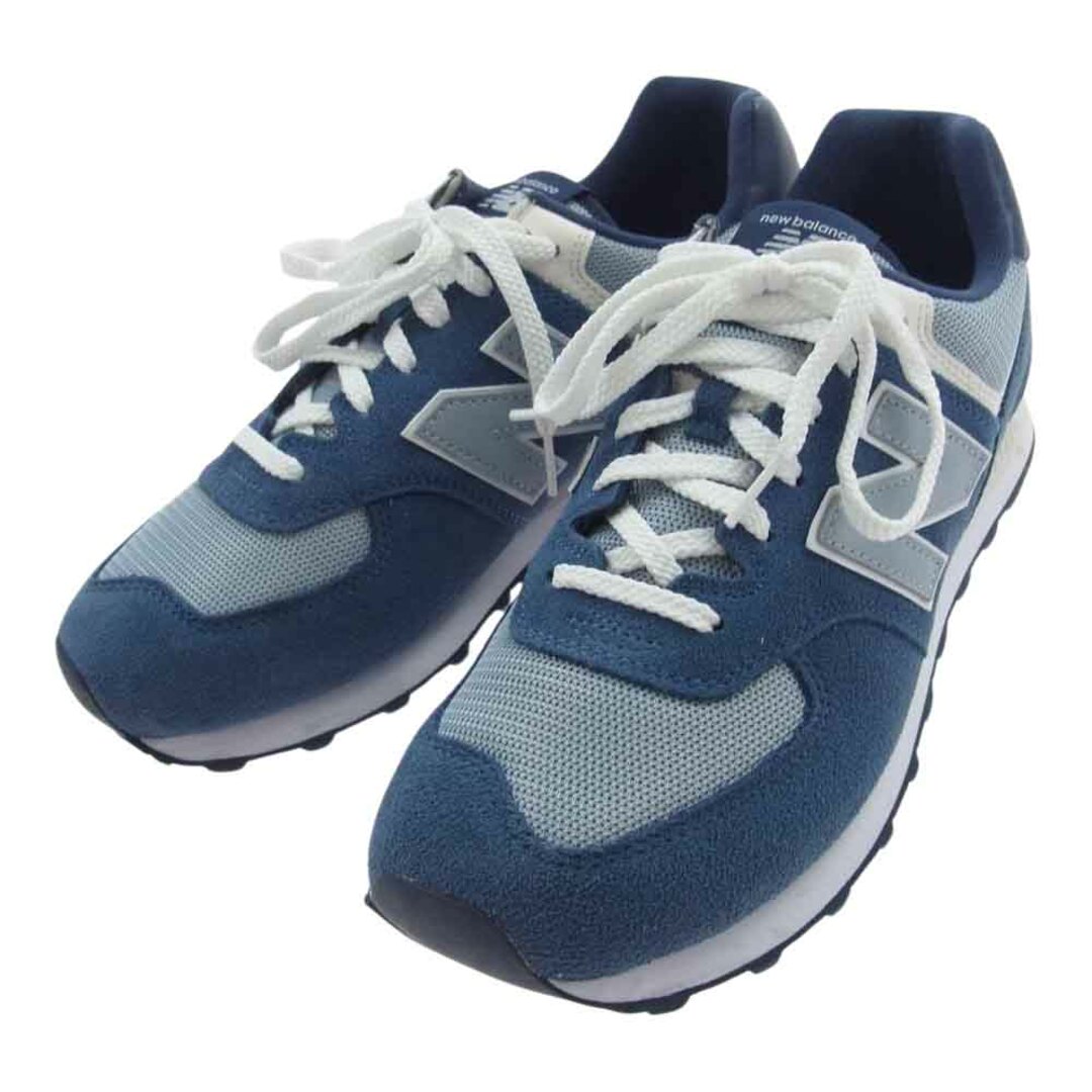 New Balance(ニューバランス)のNEW BALANCE ニューバランス スニーカー ML574SPI  ML574SPI スエード メッシュ スニーカー ブルー系 28cm【中古】 メンズの靴/シューズ(スニーカー)の商品写真