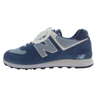 ニューバランス(New Balance)のNEW BALANCE ニューバランス スニーカー ML574SPI  ML574SPI スエード メッシュ スニーカー ブルー系 28cm【中古】(スニーカー)