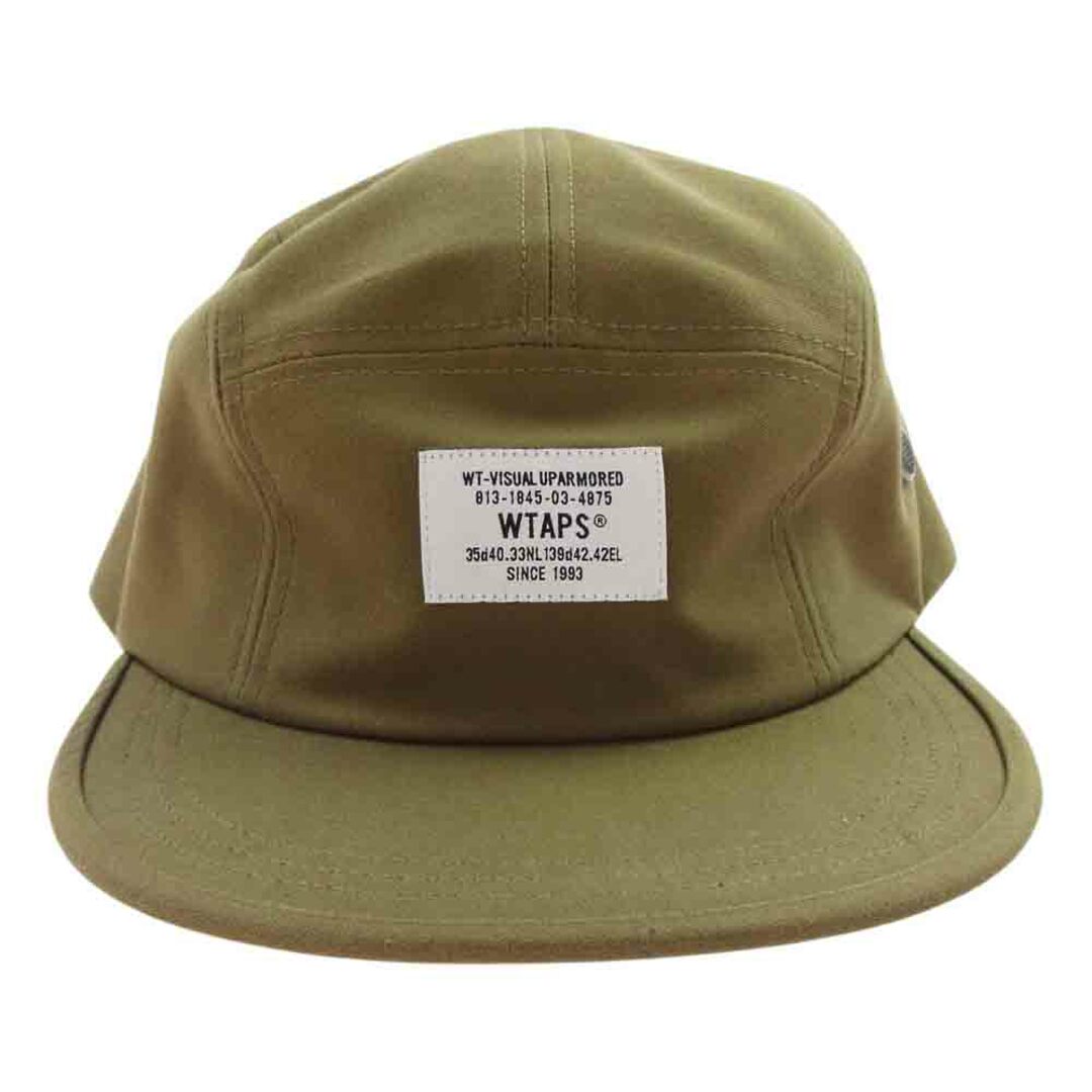 W)taps(ダブルタップス)のWTAPS ダブルタップス 帽子 21SS 211HCDT-HT01 T-5 01 CAP COTTON SATIN ロゴ キャップ 帽子 モスグリーン系 X 00【中古】 メンズの帽子(その他)の商品写真