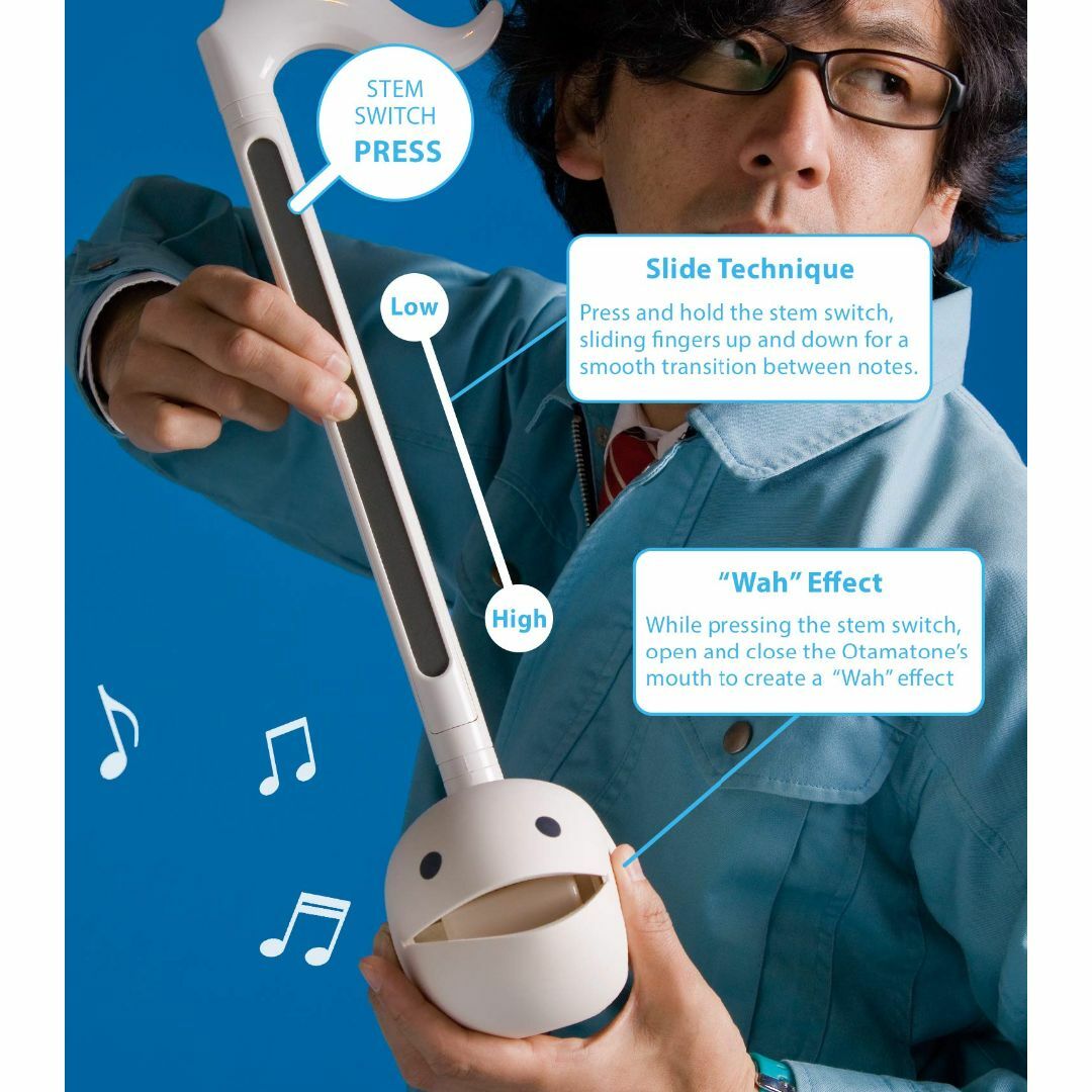 【特価商品】Otamatone キューブ オタマトーン テクノ ホワイト その他のその他(その他)の商品写真