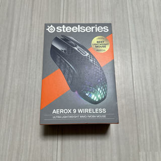 スティールシリーズ(SteelSeries)のsteelseries AEROX9 WIRELESS 美品(PC周辺機器)