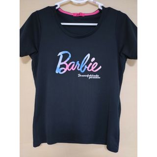 Barbie - バービーレディース半袖ランニングウェアブラックMサイズ