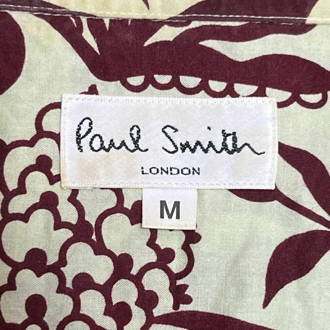 Paul Smith(ポールスミス)のPaul Smith ポールスミス アロハシャツ ボタニカル コットン M メンズのトップス(Tシャツ/カットソー(半袖/袖なし))の商品写真