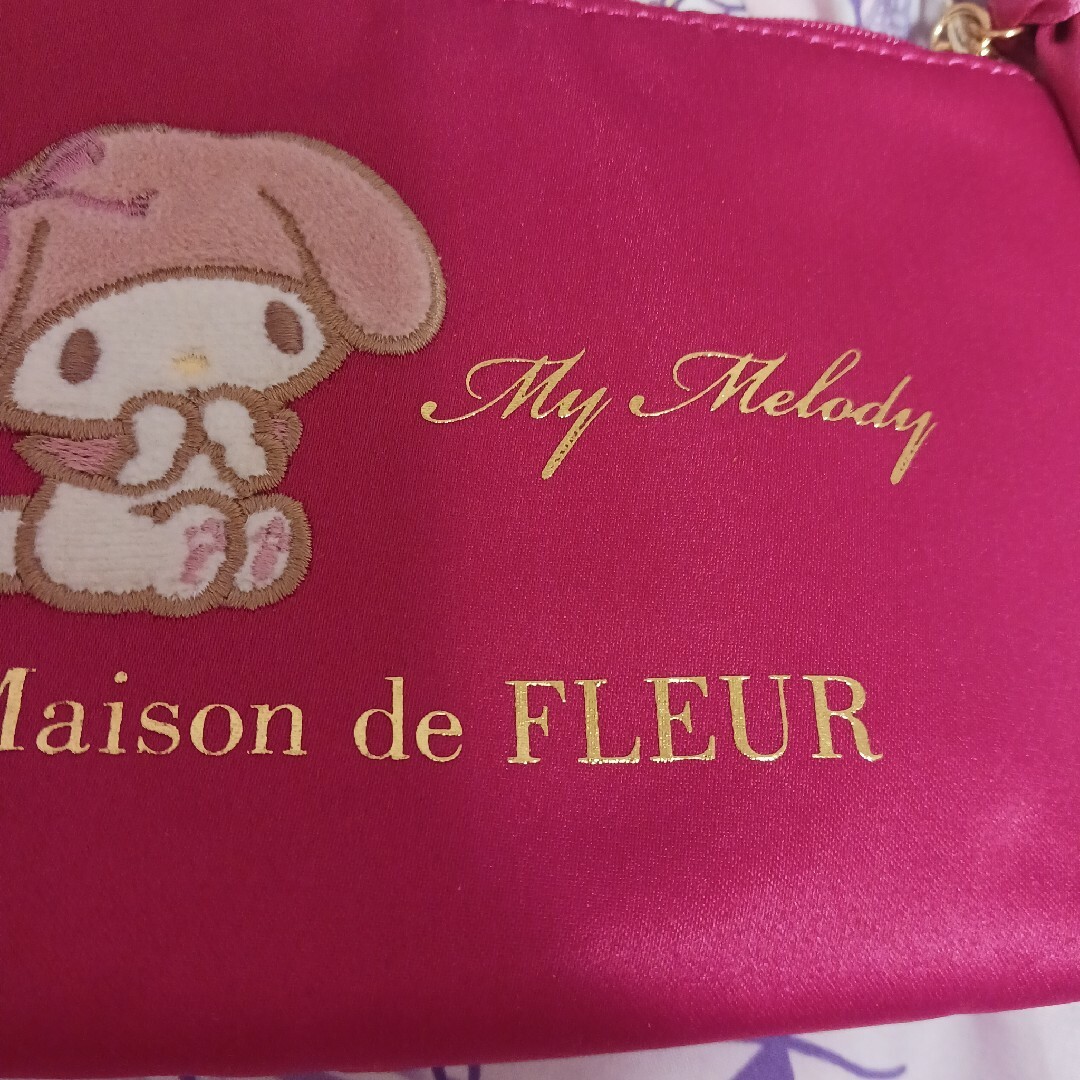 Maison de FLEUR(メゾンドフルール)のマイメロディ My Melody メゾンドフルール ポーチ ピンクマニア レディースのファッション小物(ポーチ)の商品写真