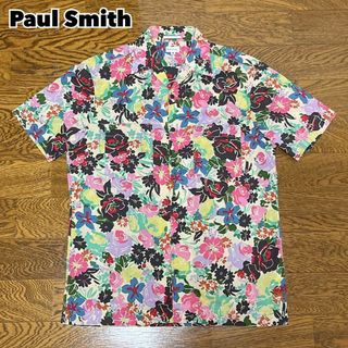 ポールスミス(Paul Smith)のPaul Smith ポールスミス アロハシャツ 開襟 花柄 カラフル M(Tシャツ/カットソー(半袖/袖なし))