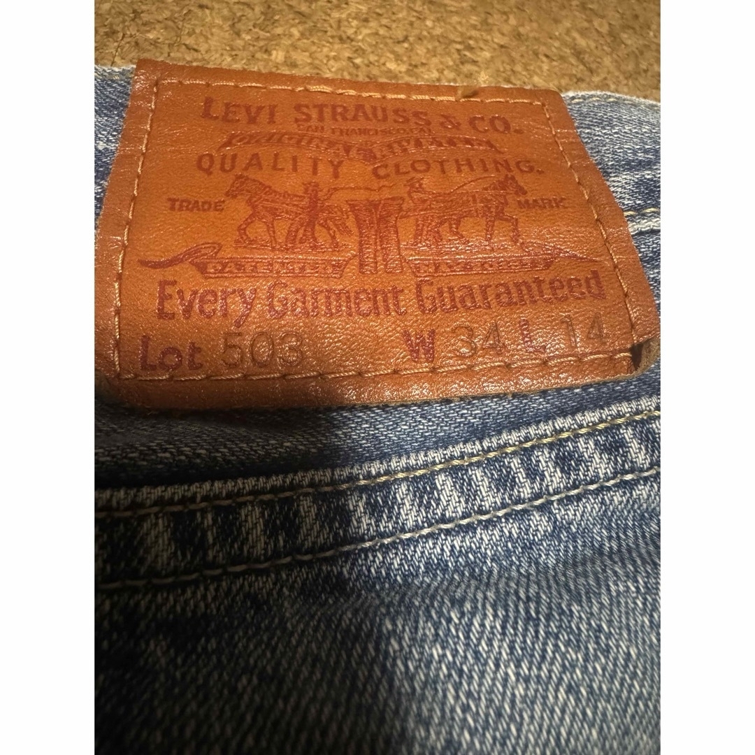 Levi's(リーバイス)の送料込み美品リーバイス503w34l14デニムショートパンツハーフパンツ メンズのパンツ(ショートパンツ)の商品写真