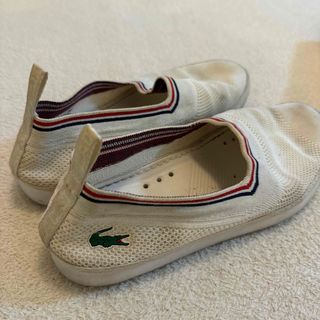 ラコステ(LACOSTE)の【ラコステ】スリッポン レディース　ホワイト(スリッポン/モカシン)