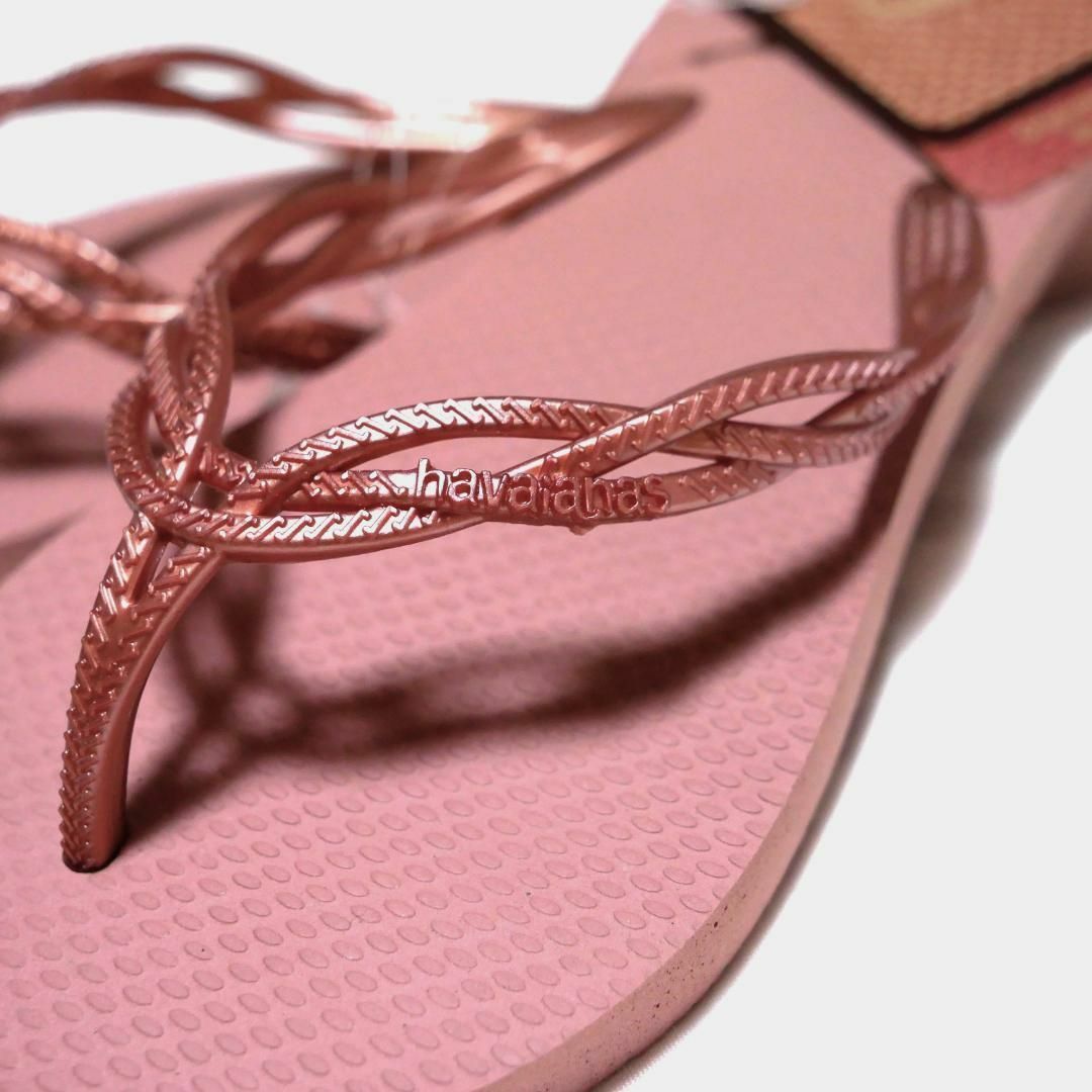 havaianas(ハワイアナス)の【新品】ハワイアナス　ビーチサンダル　23㎝　ピンク c レディースの靴/シューズ(ビーチサンダル)の商品写真