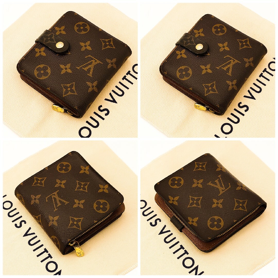 LOUIS VUITTON(ルイヴィトン)のルイヴィトン✨モノグラム✨コンパクトジップ✨二つ折り財布 レディースのファッション小物(財布)の商品写真