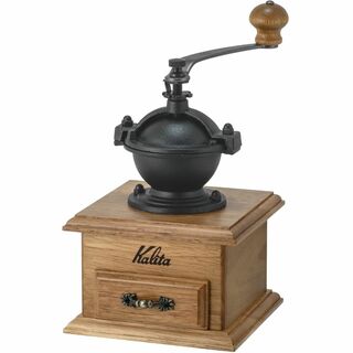 カリタ Kalita コーヒーミル 手挽き 新型クラシックミル ブラウン #42(容器)