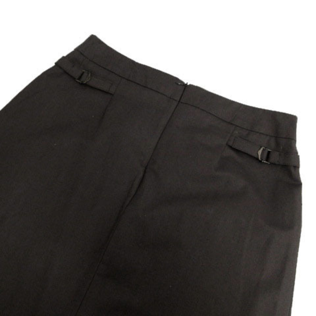 ZARA BASIC スカート 台形 プリーツ ミディ丈 コットン混 グレー M レディースのスカート(ひざ丈スカート)の商品写真