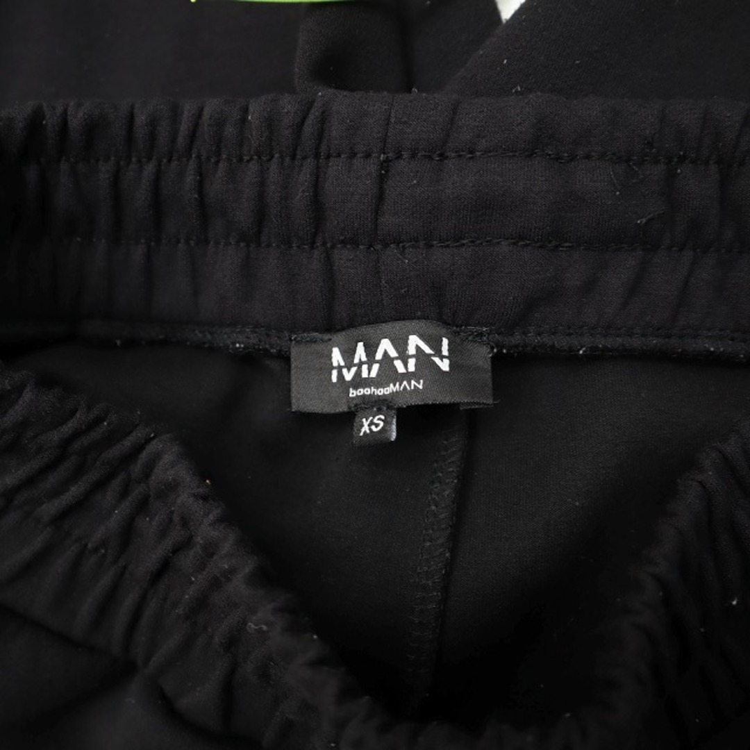 other(アザー)のブーフーマン ロゴ刺繍 ドローコード コットン スウェットパンツ XS ブラック メンズのパンツ(スラックス)の商品写真