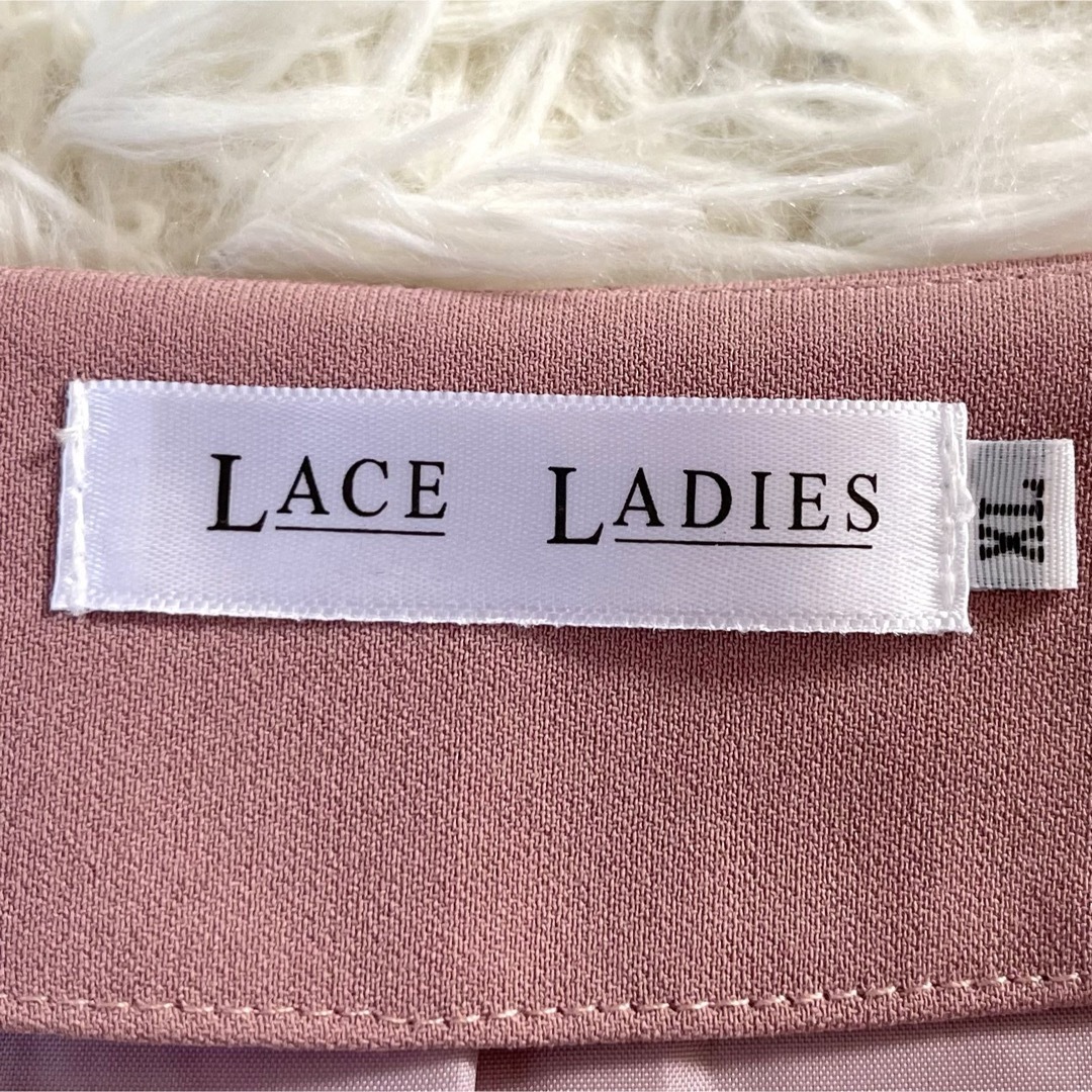 【未使用】Lace Ladies フォーマル 重ね着風ワンピワンピース ゆったり レディースのワンピース(ひざ丈ワンピース)の商品写真