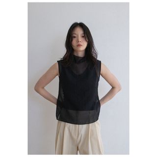 オオトロ(OHOTORO)のSabrina Sheer Blouse(シャツ/ブラウス(半袖/袖なし))