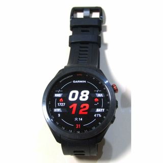 ガーミン(GARMIN)の美品 ガーミン アプローチ S70 ブラック 47mm(腕時計(デジタル))