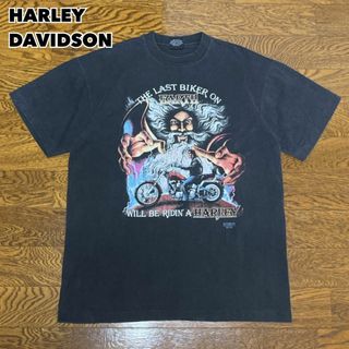 Harley Davidson - HARLEY DAVIDSON Tシャツ ©︎1990 3D EMBLEM